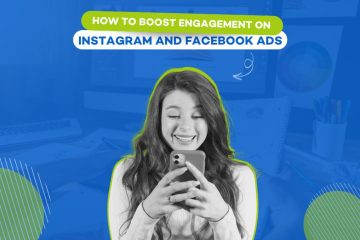 A woman smiling while using her phone, symbolizing increased engagement through Instagram and Facebook ads.