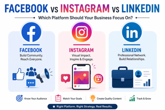 Facebook vs Instagram vs LinkedIn: Which Platform Should Your Business Focus On?
