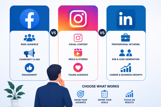 Facebook vs Instagram vs LinkedIn: Which Platform Should Your Business Focus On?